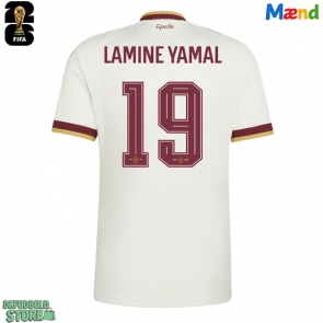 Spanien Lamine Yamal #19 Replika Udebanetrøje VM 2026 Kortærmet